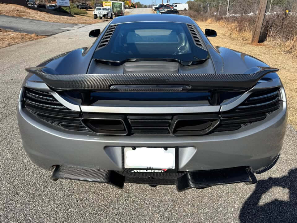 V Style Carbon Fiber Rear Wing - McLaren 650s/MP4-12c.