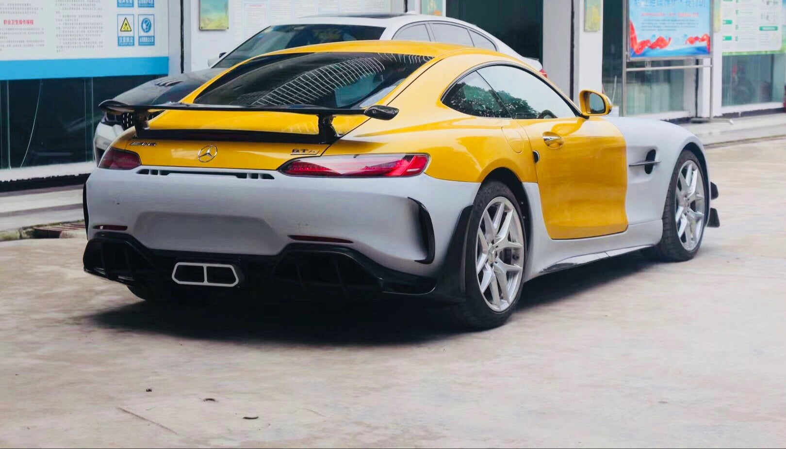 Carbon Fiber GTR Style Conversion Kit - Mercedes AMG GT/GTS.