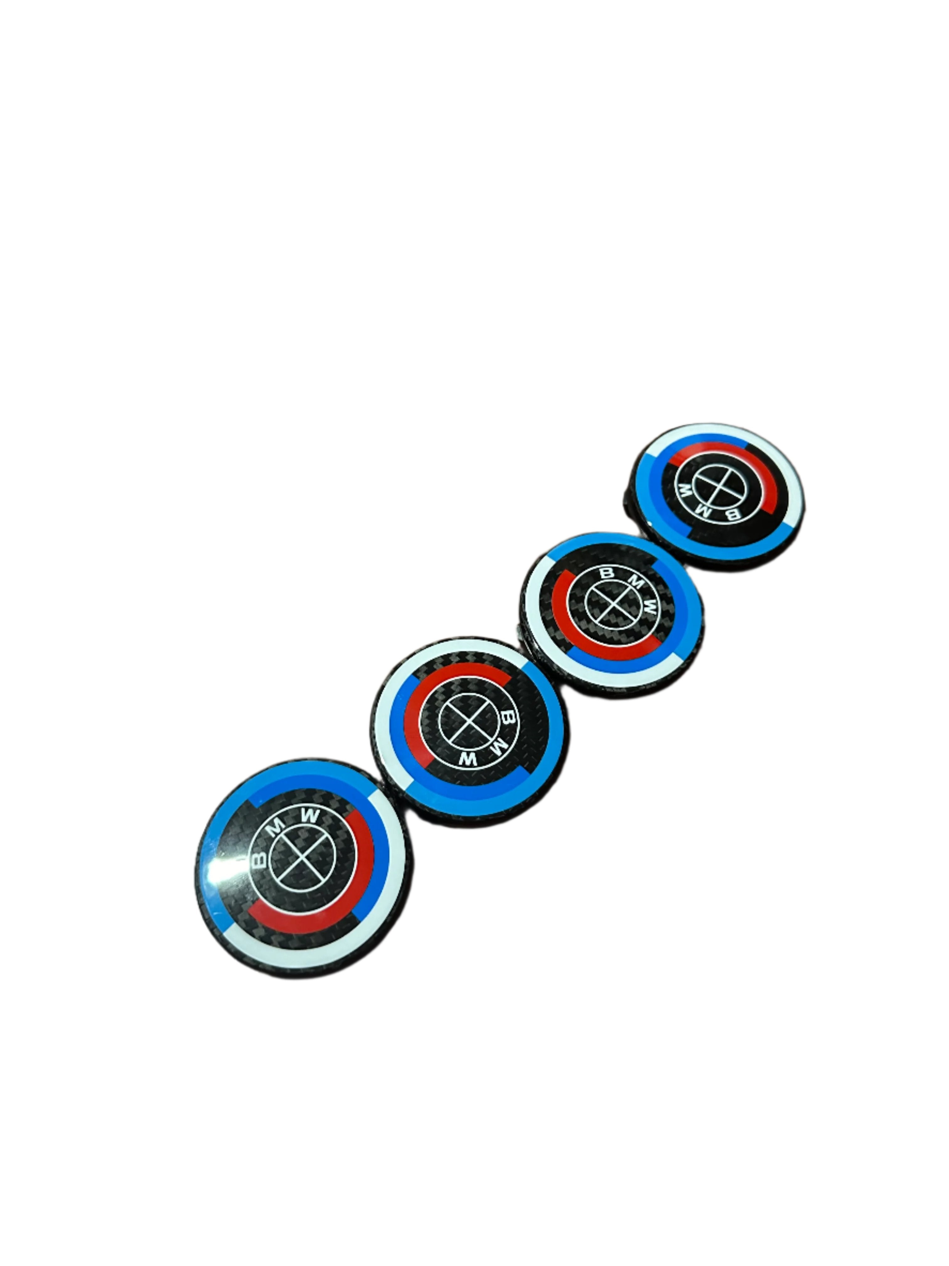 BMW 50th Anniversary Carbon Fiber Wheel Caps.
