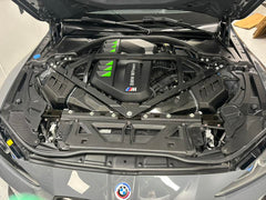 Dry Carbon Front Engine Corner Bay headlight lamp Cover Set -  BMW G8X G80 & G81 M3 / G82 & G83 M4 / G87 M2