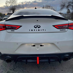 Carbon Fiber Spoiler ( M4 Style ) - Infiniti Q60 2016-2019.