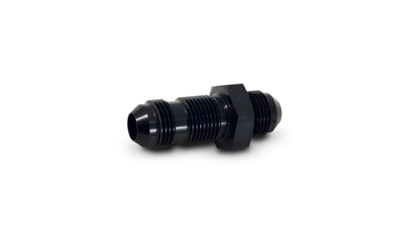 Vibrant -20AN Flare Straight Bulkhead Adapter Fitting - Aluminum