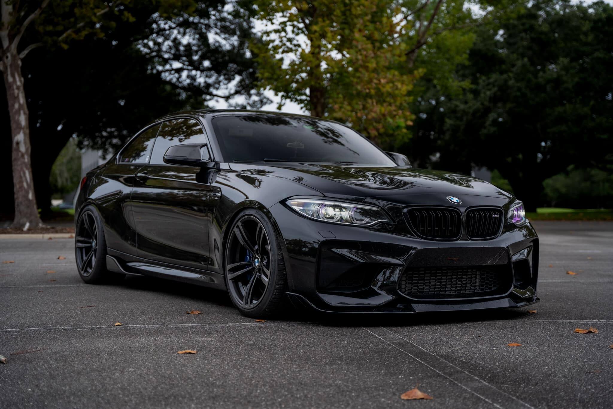 M Performance Style Carbon Fiber Front Lip - BMW F87 M2.