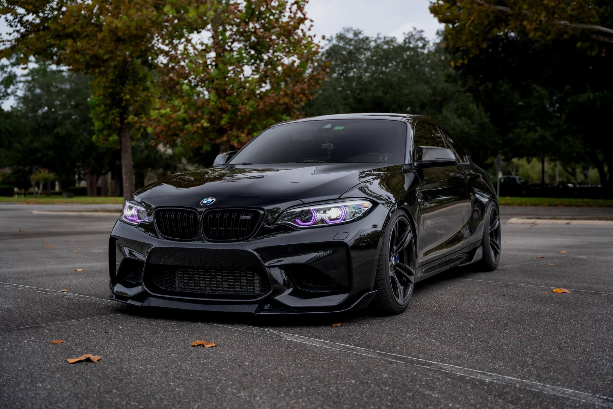M Performance Style Carbon Fiber Front Lip - BMW F87 M2.