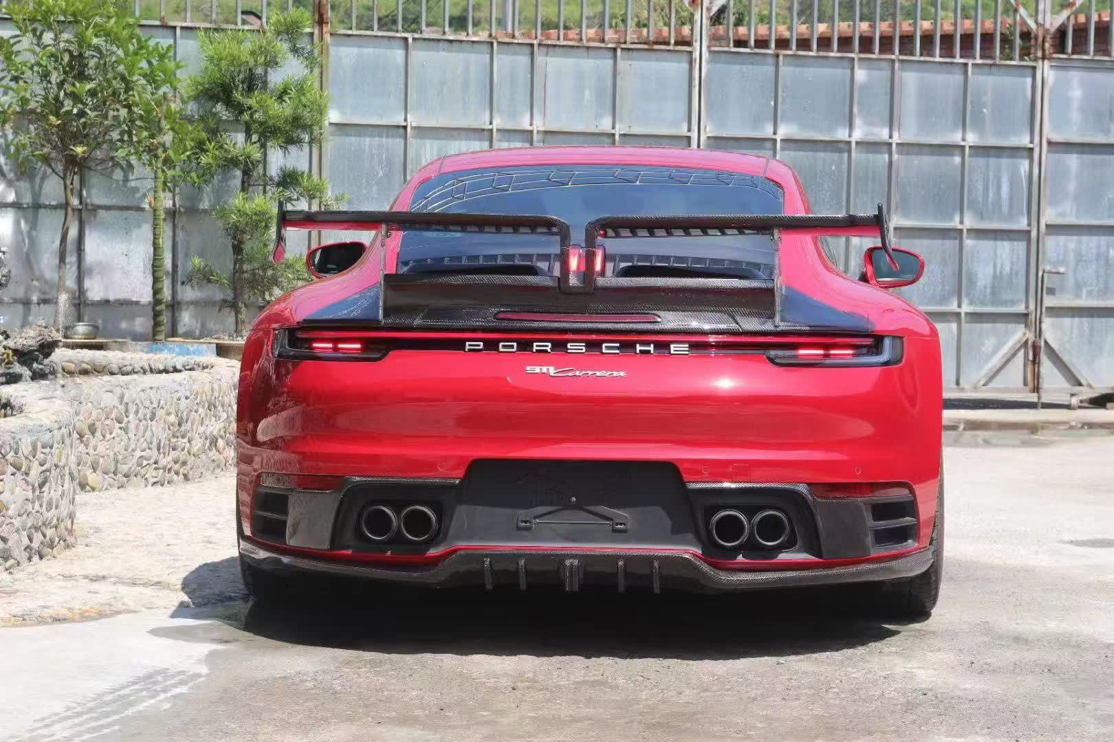 Carbon Fiber Techart Style Aerodynamic Body Kit - Porsche 992.