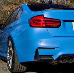 Carbon Fiber Rear Bumper Air Canards Splitter Apron - BMW F80 M3 / BMW F82 & F83 M4.