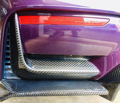 Carbon Fiber Rear Bumper Air Canards Splitter Apron - BMW F80 M3 / BMW F82 & F83 M4.