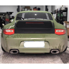 Dry Carbon Fiber Duck Tail Wing Engine Cover - Porsche 997.
