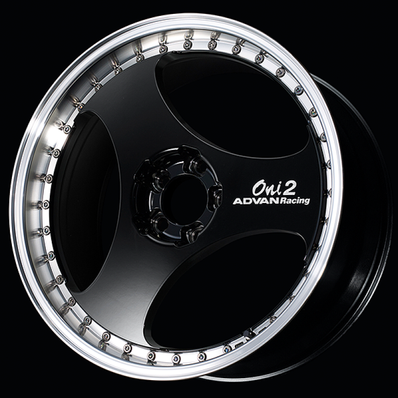 Advan ONI2 Progressive 20x9.0 / +30 Offset / 5-114.3 / 73mm Bore / Machining & Racing Gloss Black