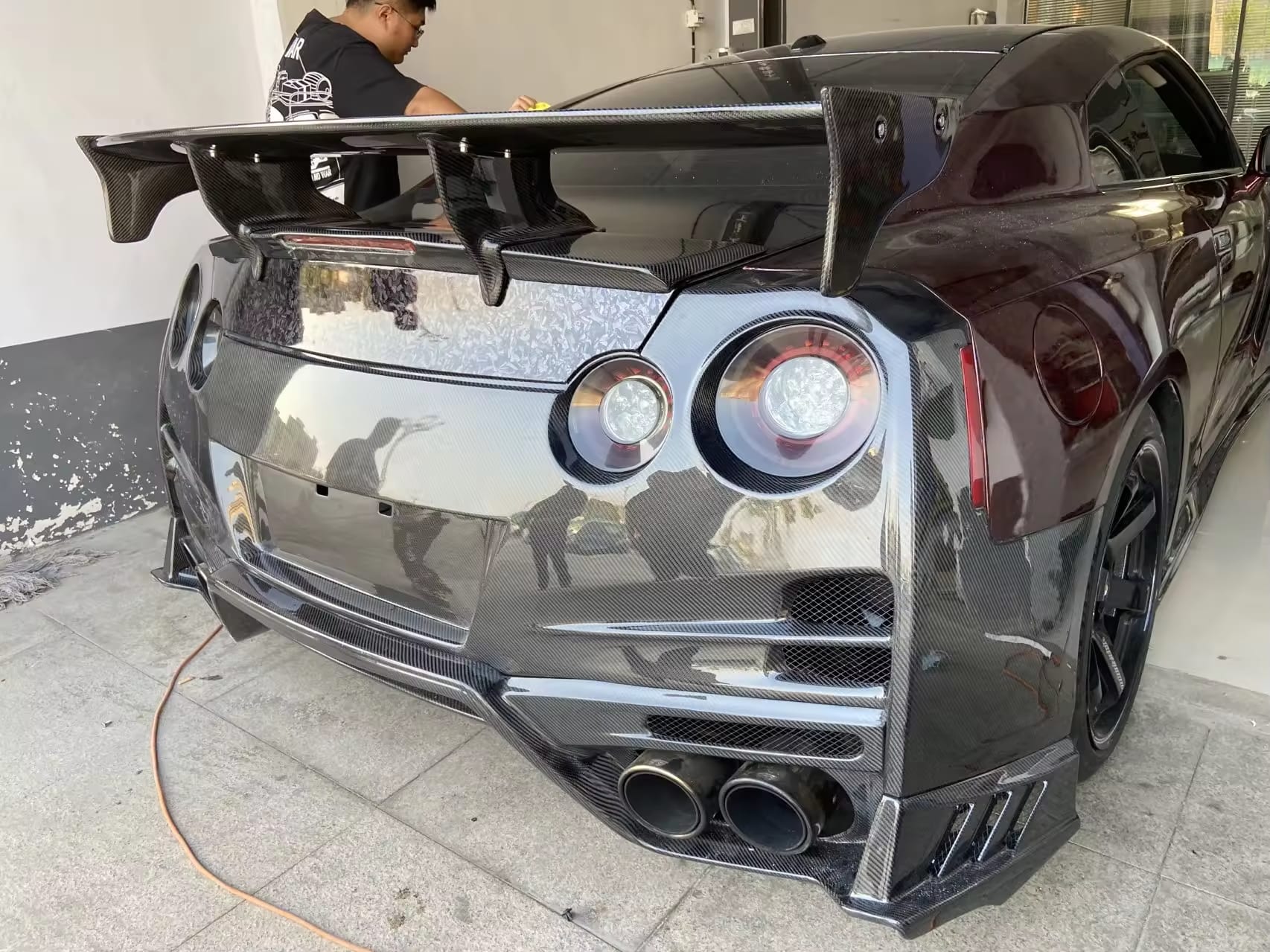 TS Style Full Carbon Body Aero Kit - Nissan GTR R35.