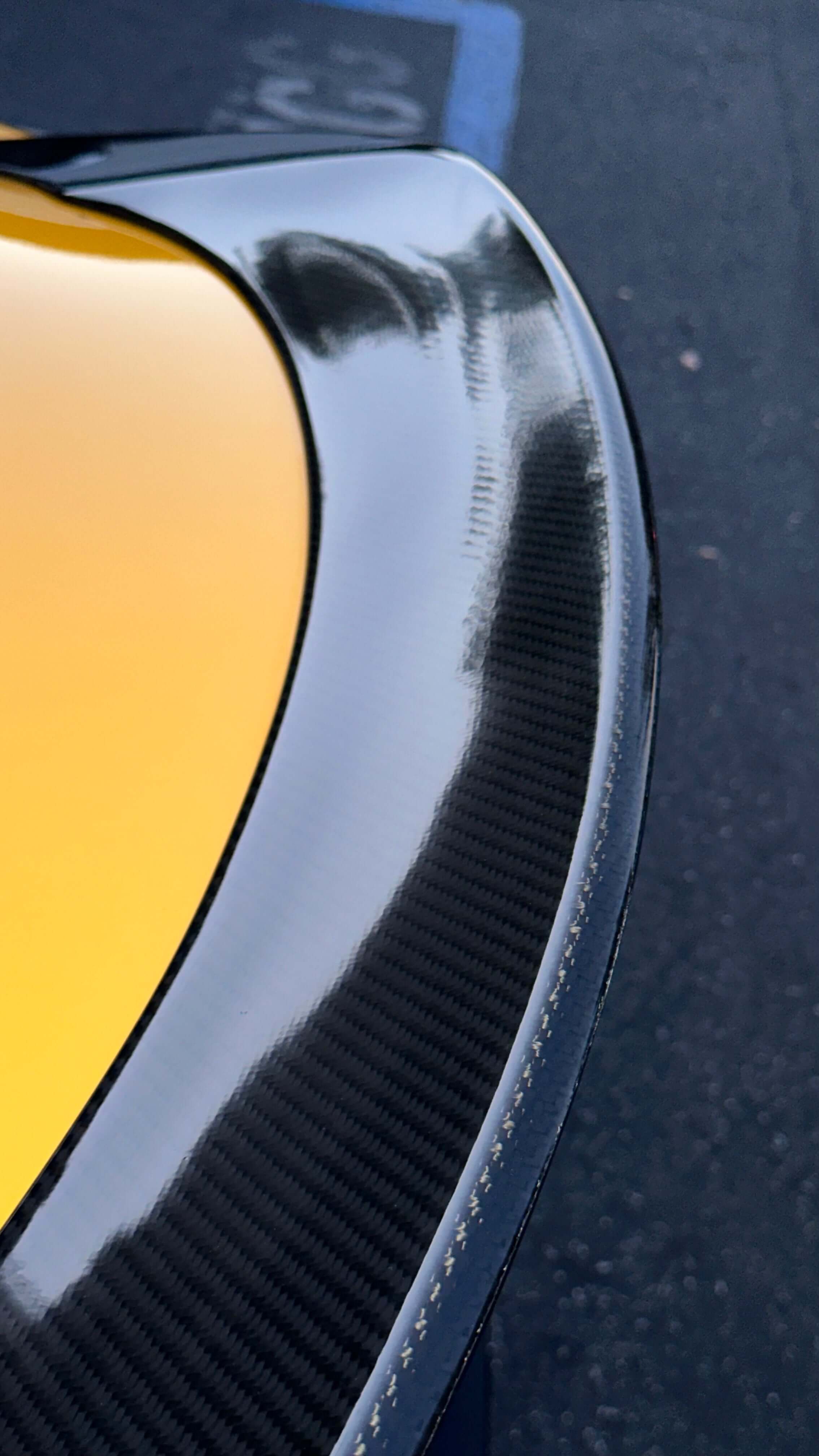 TRD Style Carbon Fiber Trunk Spoiler - Toyota A90 Supra.