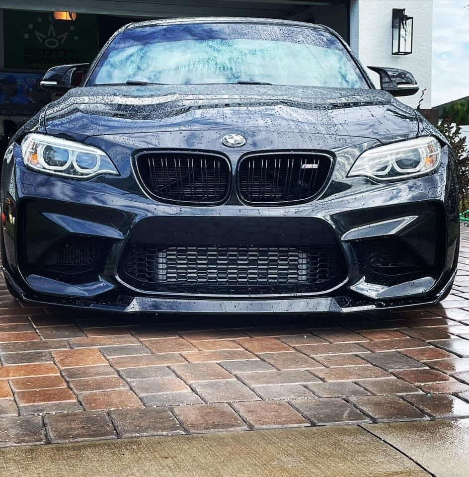 M Performance Style Carbon Fiber Front Lip - BMW F87 M2.