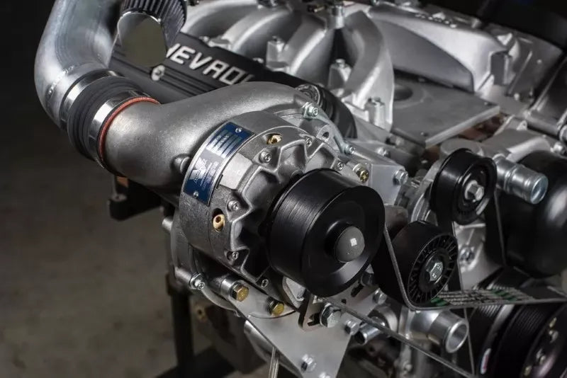 Vortech Carb GM LS-Swap Satin Supercharger System w/ V-3 Si Trim Chevrolet Corvette FEAD C5|C6 97-13