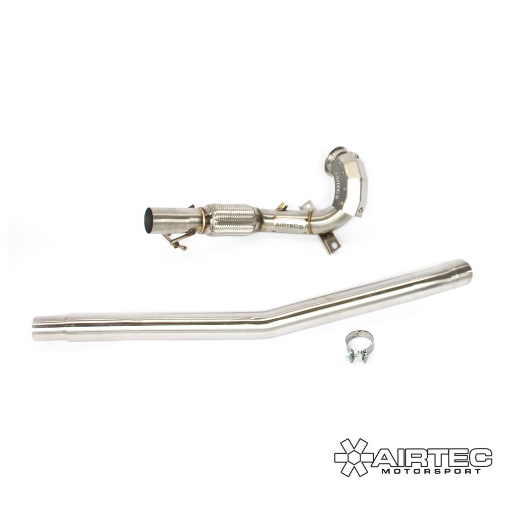 AIRTEC Motorsport De-Cat Downpipe & Centre Section for Golf R Mk7 & 7.5.
