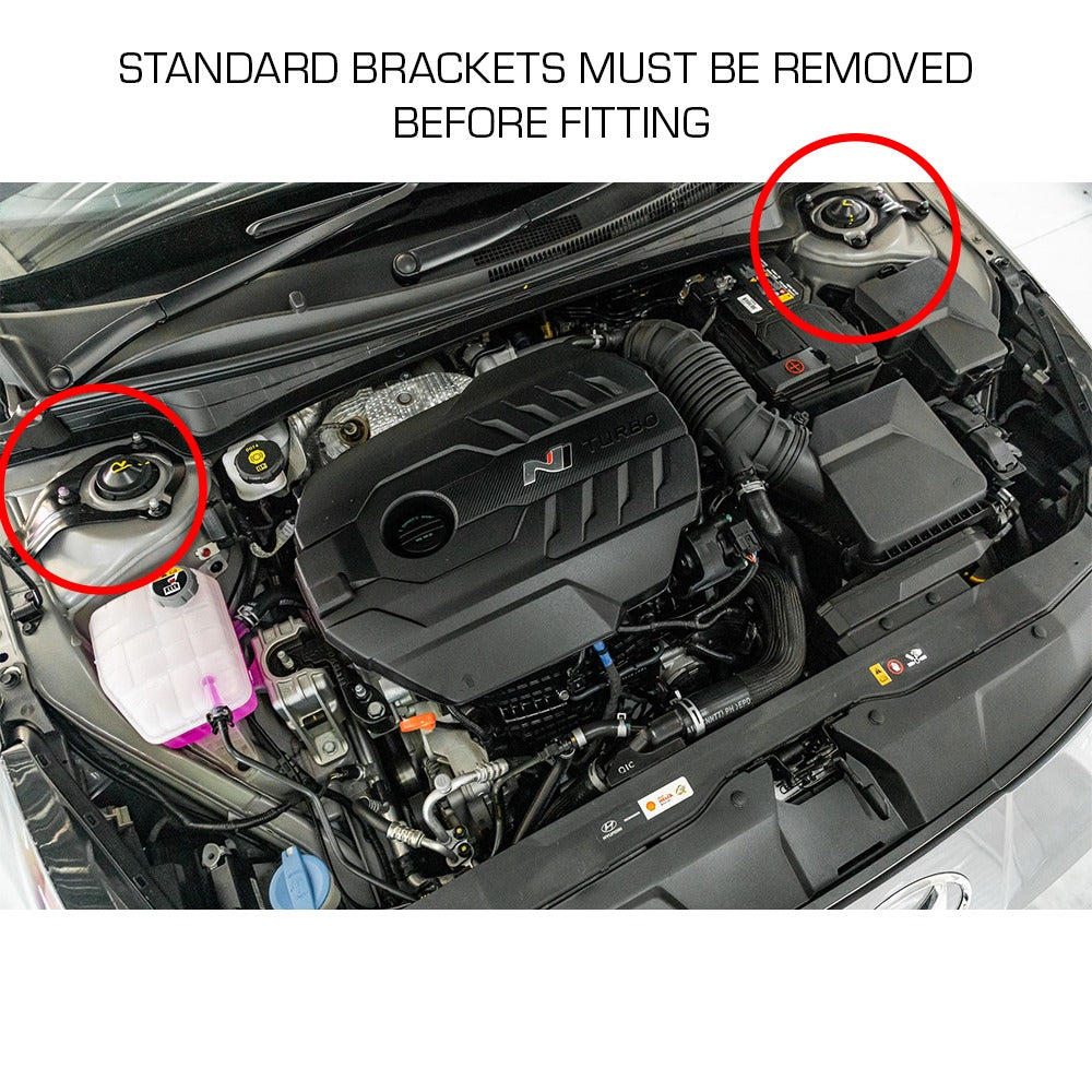 SWAVE & SUMMIT Front Upper Strut Brace for Hyundai i30 & i30N.