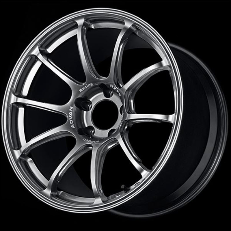 Advan RZ-F2 18x8.5 +38 5-114.3 Hyper Platinum Black