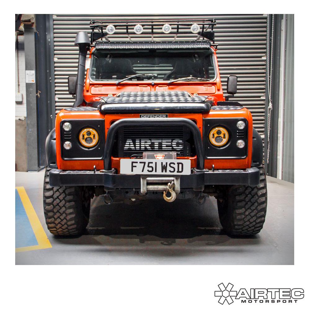 AIRTEC Motorsport Front Mount Intercooler Upgrade for Land Rover Defender 300.