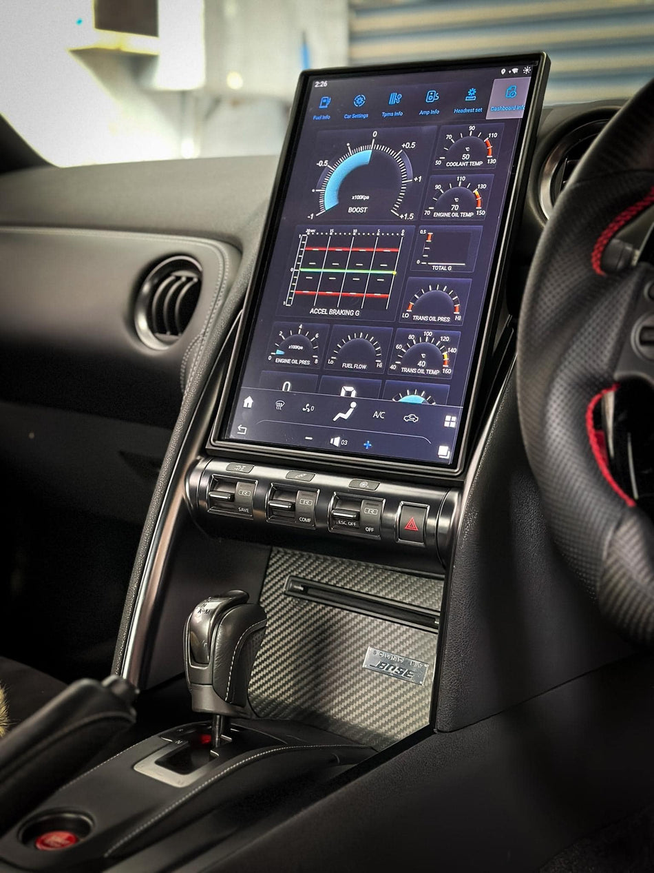 SBD G2 14.5" DTS Certified Touchscreen Radio - Nissan GT-R R35 (2007-2016)