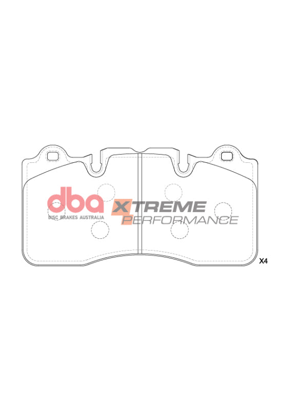 DBA 17-18 Alfa Romeo Giulia Quadrifoglio XP Performance Front Brake Pads