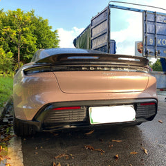 Carbon Fiber Vented Rear Spoiler - Porsche Taycan 2020+.