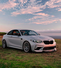 M Style Carbon Fiber Front Lip - BMW F87 M2.