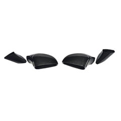 Prepreg Carbon Fiber Mirror Housing Cap Covers Set - Ferrari 458