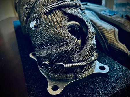 TSP x PTP Form Fitting Lava Downpipe Blanket for 2017+ Honda/Acura - TSP HEDP - FK8 Accord TLX RDX
