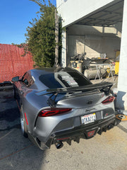 V Style V2 Carbon Fiber Rear Wing - Toyota A90 Supra.