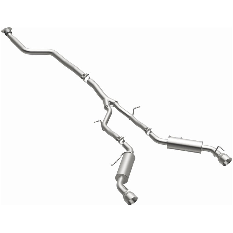 MagnaFlow 16-17 Chevy Camaro L4 2.0L Cat-Back Street Series 3in SS Dual Split Rear Exit