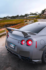 Carbon Fiber Rear Trunk Spoiler Wing - 08-16 Nissan GTR R35.