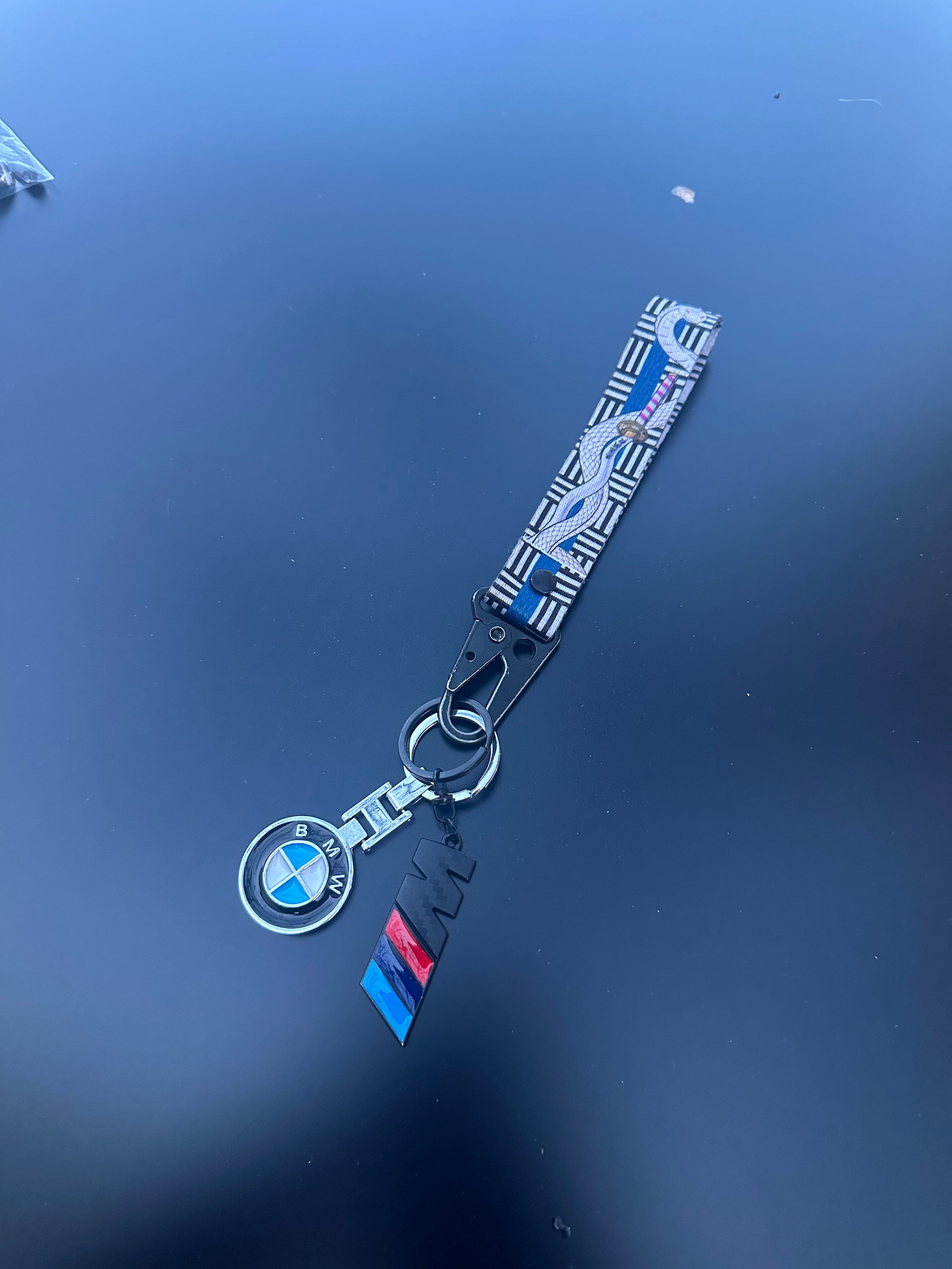 BMW M Emblem KeyChain KeyRing.