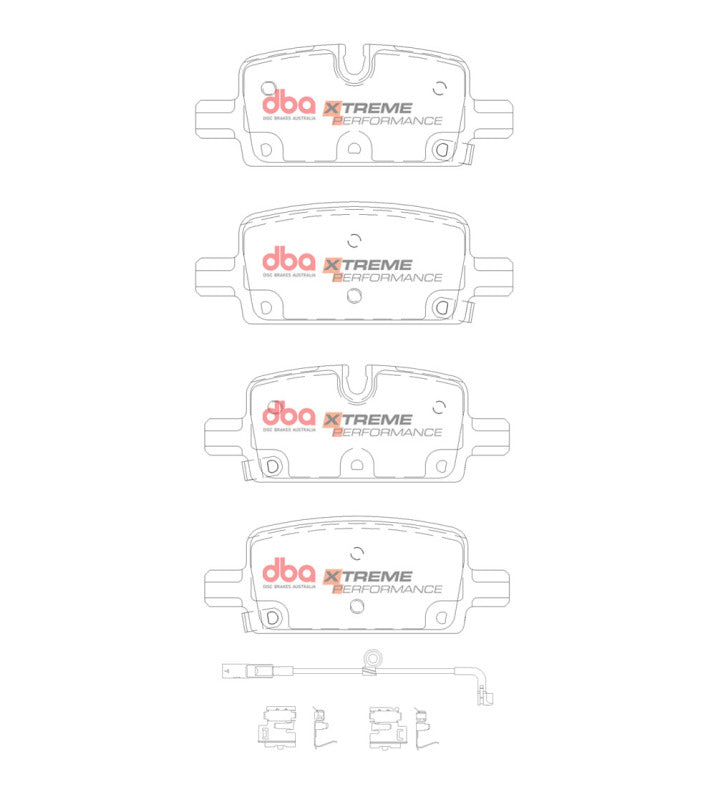 DBA 21-23 Cadillac Escalade (w/6 Piston BBK) Rear XP Performance Brake Pads