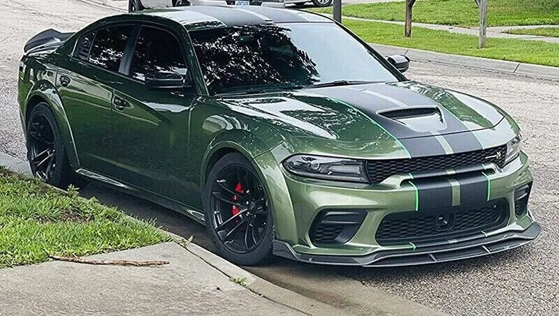 Carbon Fiber Front Bumper Lip -  15-24 Dodge Charger SRT R/T.