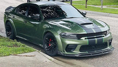 Carbon Fiber Front Bumper Lip -  15-24 Dodge Charger SRT R/T.