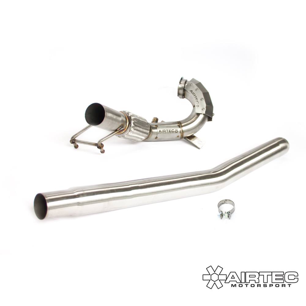 AIRTEC Motorsport De-Cat Downpipe & Centre Section for Golf R Mk7 & 7.5.