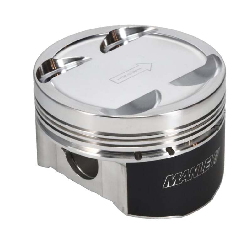 Manley Mitsubishi 2.0L 4B11T Piston Set - 86.50mm Bore 1.155in CH, -3.50 CC