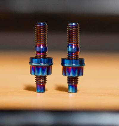 Titanium Turbo Inlet Pipe Stud Kit for Honda 2.0T - BURNT FINISH (2)
