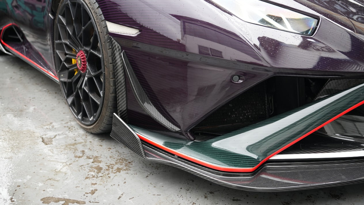 Carbon Fiber Front Canards - Lamborghini Huracan STO.