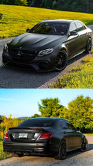 Mansory Style Carbon Fiber Front Lip - Mercedes Benz W213 E-Class.