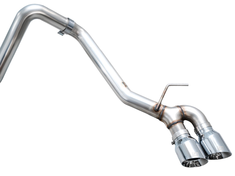 AWE Exhaust for 4th Gen Toyota Tacoma Dual Chrome Silver Tips