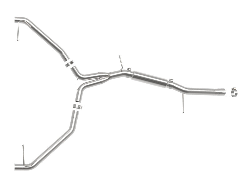 aFe 20-21 Audi A4 L4-2.0L (t) MACH Force-Xp 3in to 2-1/2in 304 SS Axle-Back Exhaust System