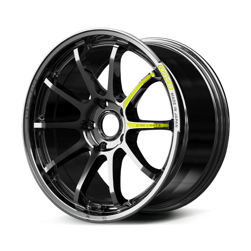 Gram Lights 57NR Limited Edition 18X8.5 +45 5-114.3 Rays Black Metal Coat (RB)