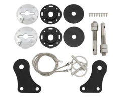 Drake Billet/Stainless Steel Hood Pin Set Ford Mustang 2005-2009