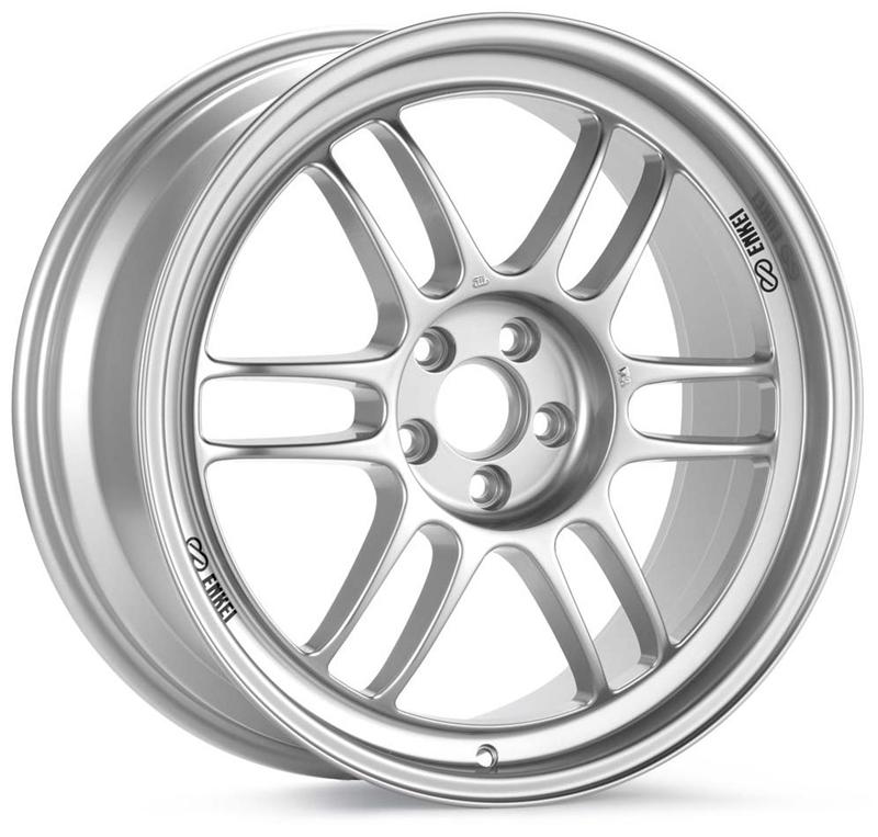 Enkei RPF1 17x8.5 5x114.3 30mm Offset 73mm Bore Silver Wheel  Evo 8/9