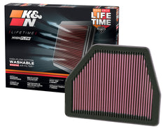 K&N 08 Saturn Vue 2.4L/3.5L/3.6L Drop In Air Filter