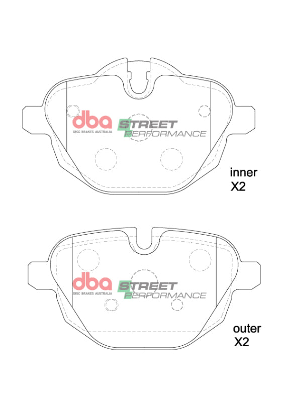 DBA 11-17 BMW 528i SP Performance Rear Brake Pads