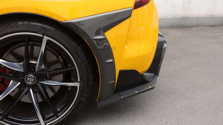 Carbon Fiber TCI Front + Rear Fender Trim -  Toyota GR Supra A90 MK5 (2020–2025).