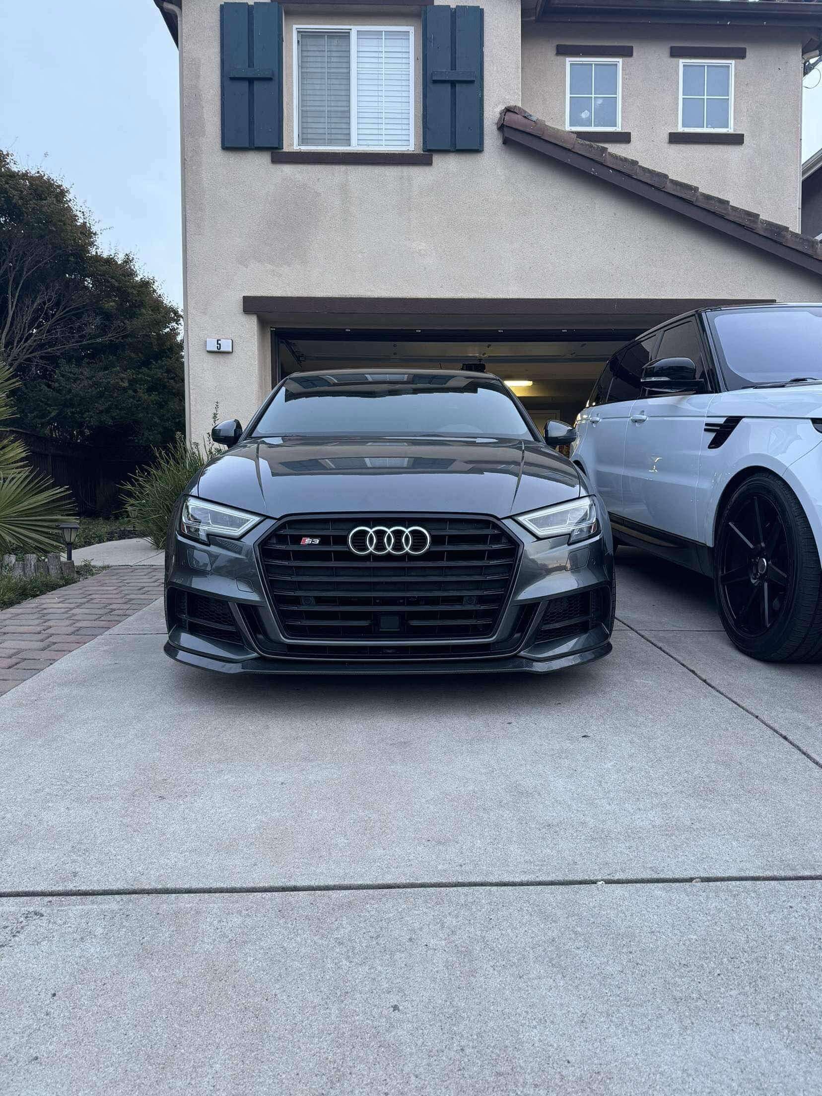 J Style Carbon Fiber Front Lip - Audi S3 / A3 8V S Line.