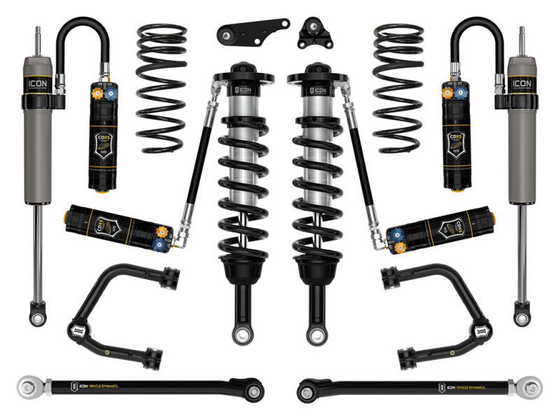 ICON 2024 Toyota Tacoma 1.25-3in Stage 9 Suspension System - Tubular (w/ Triple Rate Spring)