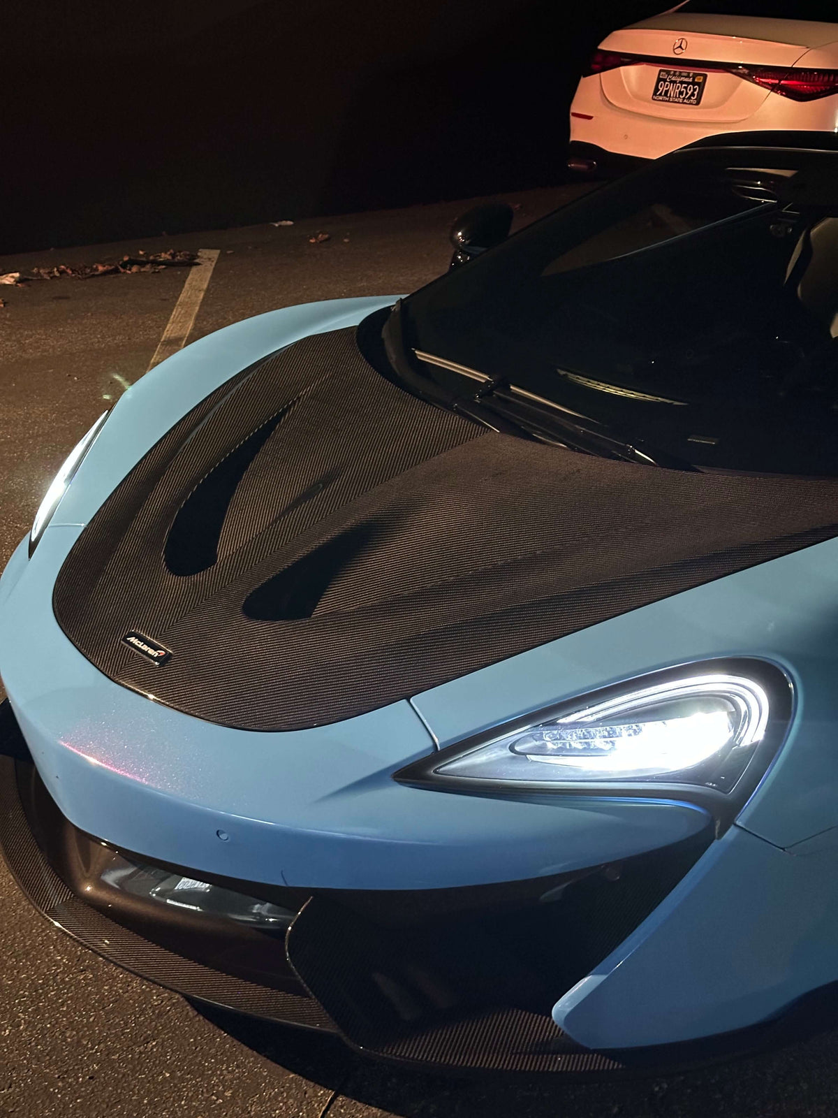 P1 Style Carbon Fiber Vented Hood Bonnet - McLaren 570s/570GT/540C/600LT.